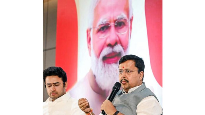 BJP chief Nitin Nabin in Hyderabad to inaugurate offices, rally workers