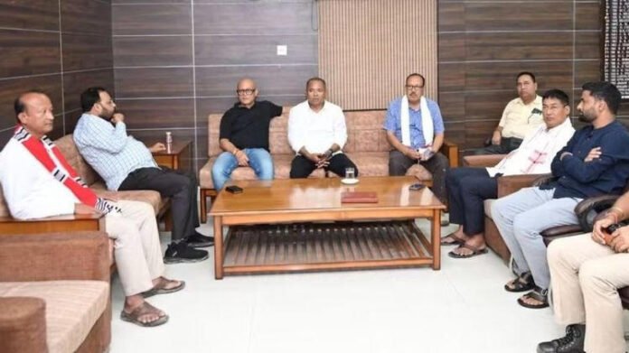 Assam ministers review flood, erosion situation in Jonai; officials directed to strengthen relief measures