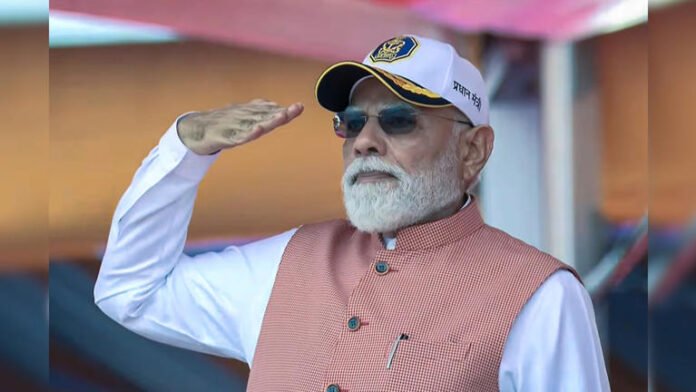 PM Modi said the three warships embody India's growing technological and industrial capabilities.