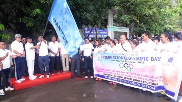 AA26jzLN Manipur CM attends International Olympic Day run, highlights state's sporting legacy
