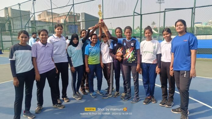 Young athletes participating in block-level sports competitions organized under the Nasha Mukt Bharat Abhiyan to promote a drug-free lifestyle.
