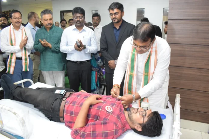 Tripura Finance and IT Minister Pranajit Singha Roy announcing the proposed ₹500 crore IT Park at Amtali Bypass in Agartala to strengthen the state's digital ecosystem.