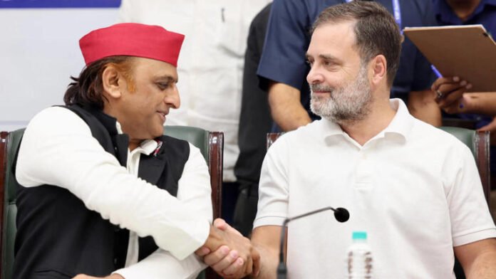 AA26TJyM india bloc tensions surface in up: sp's mp hits back after congress over equal seat share demand