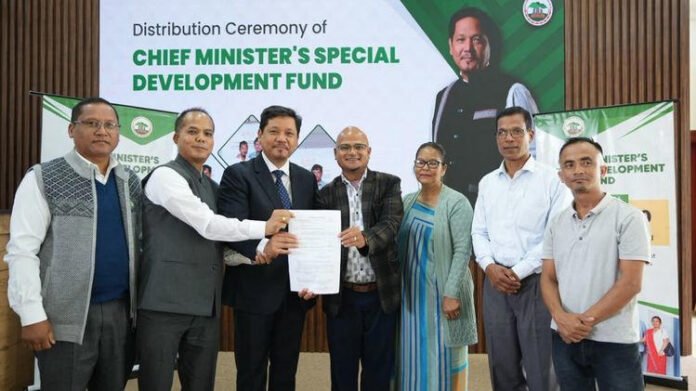 Meghalaya CM hands over CMSDF sanctions to entrepreneurs, educational institutions and community organisations