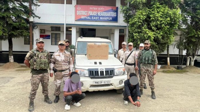 AA26ZKEv Manipur: Over 2 kg of suspected heroin seized, two arrested in joint anti-narcotics operation
