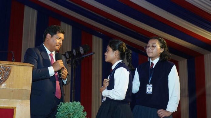 AA274iNd Teacher training, entrepreneurship and girls' dignity key to education reforms: Meghalaya CM Conrad Sangma