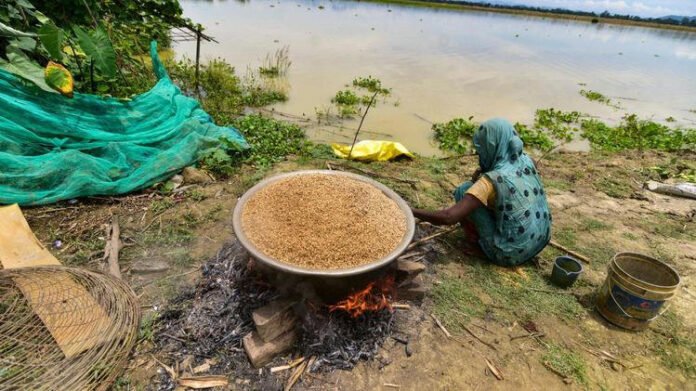 Assam flood situation improves as affected population drops to 6,678