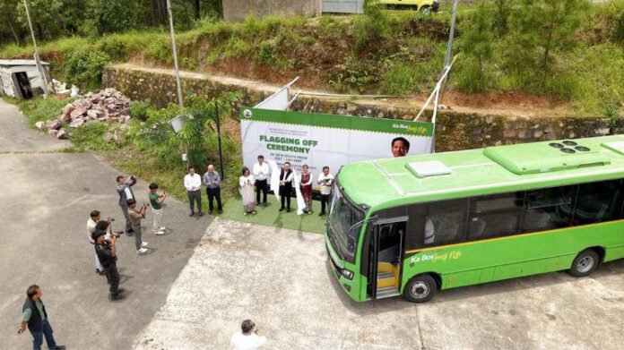 Meghalaya expands Ka Bos Jong Ngi bus network with new route, adds 14 AC buses