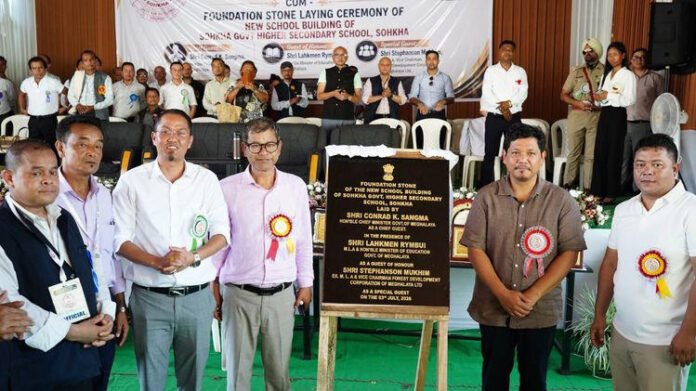 Meghalaya CM lays foundation stone for West Jaiñtia Hills school building, pledges stronger education