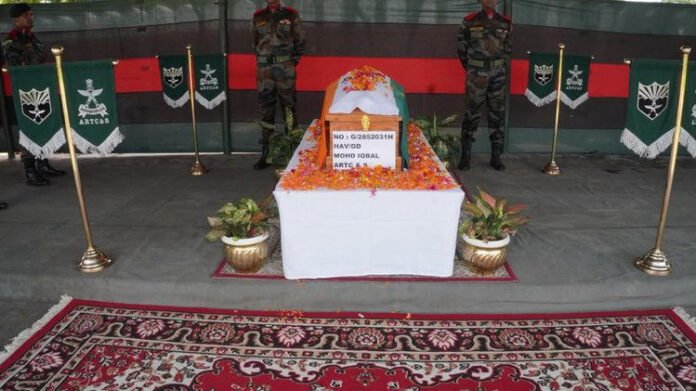 AA27VbxC J&K soldier martyred in Nagaland terror blast; border village awaits final journey with heavy hearts