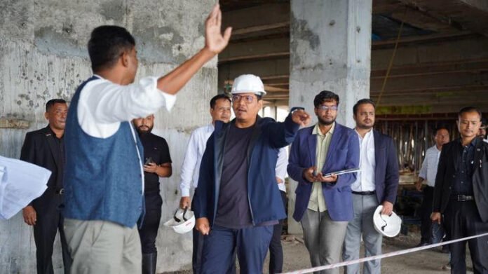 New Shillong takes shape: Meghalaya CM inspects secretariat, unity mall and sports complex