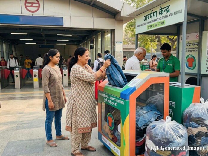 AA27WXne New way to recycle old clothes: Arpan Kendras open across 10 Delhi Metro stations to donate unwanted garments; open from 7 am to 7 pm