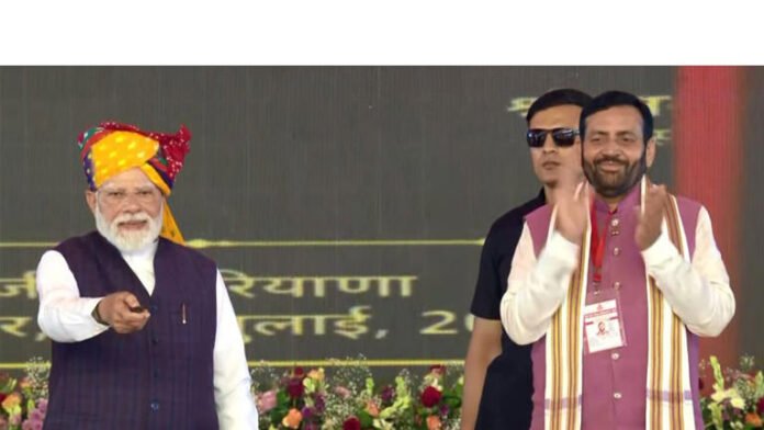 PM Modi launches Rs 14,700 crore development projects in Haryana