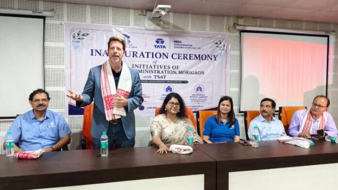 AA28CsLE Assam's Morigaon administration, Tata Electronics launch healthcare, education and women empowerment initiatives