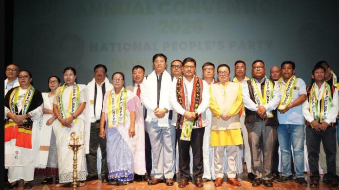 AA28EQPK Meghalaya CM reaffirms NPP's commitment to peace and development at Imphal convention