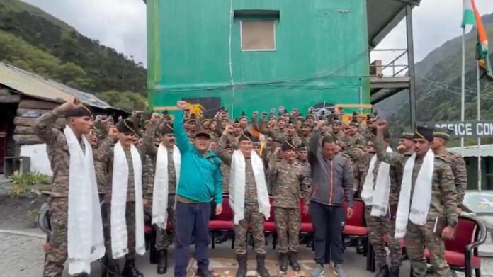 AA28HvK7 Arunachal CM honours 2/9 Gorkha Rifles for service in Tawang's Mago–Chuna sector