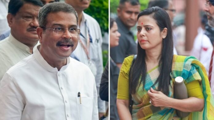 AA28maKB 'Maybe education minister doesn't know how to write letter of resignation': Mahua Moitra takes dig at Dharmendra Pradhan amid student protests