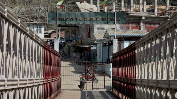 Mizoram officials review border infrastructure development plans and funding implementation progress.