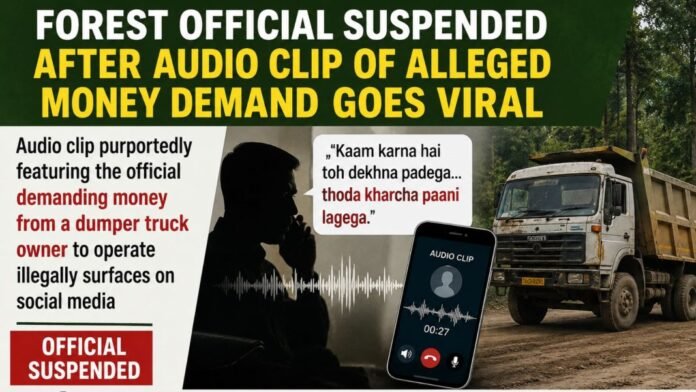 Assam Forest Department office where an official has been suspended following corruption allegations and a viral audio clip.