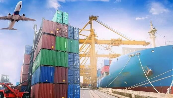 A logistics corridor in Northeast India highlighting roads, transport infrastructure, and trade routes linked to the Act East Policy.