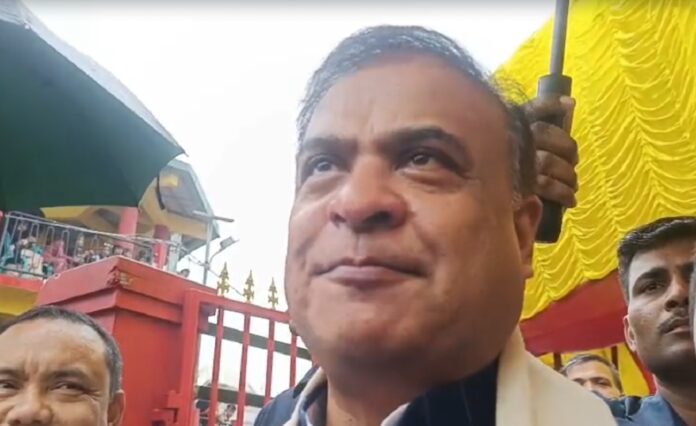 Assam Chief Minister Himanta Biswa Sarma attends the Behdienkhlam Festival in Jowai as chief guest alongside Meghalaya leaders.