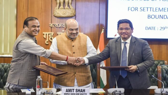 Senior ministers from Assam and Meghalaya hold a review meeting to discuss the second phase of the interstate border dispute resolution process.