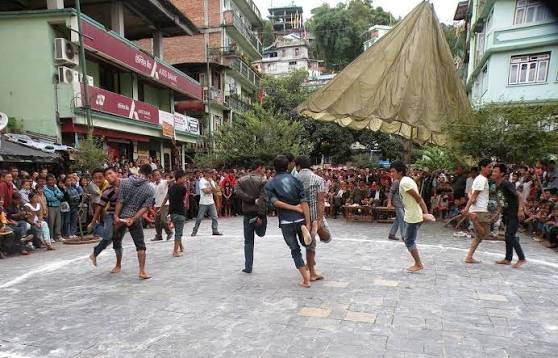 Visitors and officials gather at the inauguration of the historic Rankey Mela in Sikkim, celebrating the state's cultural heritage.