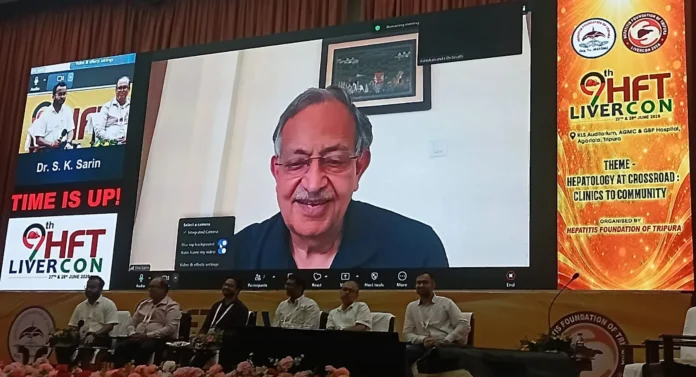 Medical experts participating in the LiverCon IX conference discussing the growing burden of liver diseases and preventive healthcare strategies in India.