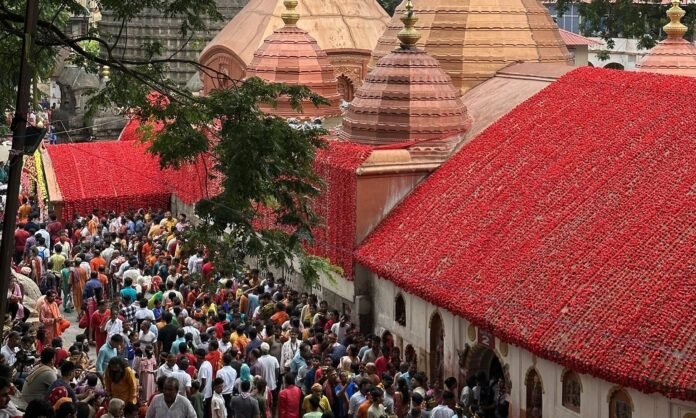Authorities reviewing crowd control, health camps, and security arrangements at Kamakhya Temple ahead of Ambubachi Mela.