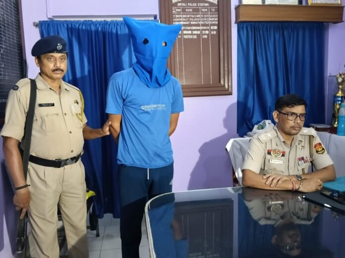 Police escort three accused to court after a judge extended their police remand in the Amtali Samir Das murder case.