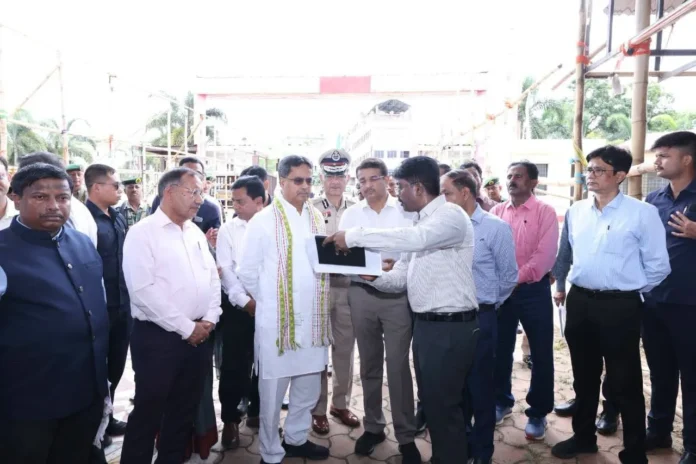 Government officials and investors participate in the Destination Tripura Business Conclave 2026 as the state targets ₹1 lakh crore in investment commitments.