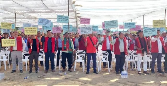 Nagaland civil society representatives participate in an emergency political conclave to discuss the framework agreement.