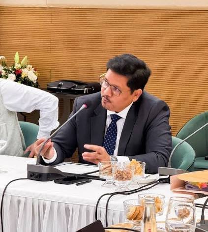 Meghalaya Cabinet members meet to discuss a legislative resolution on uranium mining policy