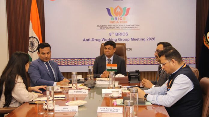 Senior intelligence and security officials participate in a high-level coordination meeting in New Delhi.