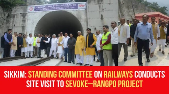 Engineers conduct structural tests on restored railway sections connected with the proposed Darjeeling-Sikkim rail link.