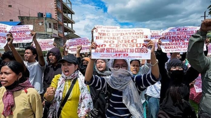 Campaign for Just and Fair Delimitation launches protests demanding an NRC update before India's 2027 Census.