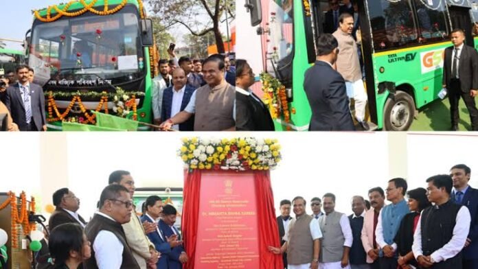 ASTC introduces 20 new electric public transport buses for routes across the greater Kamrup metropolitan area.