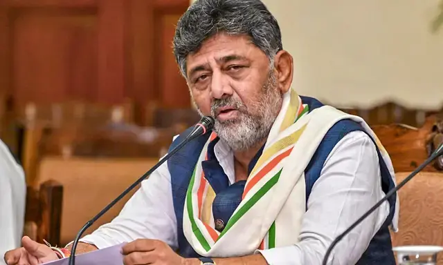 AA28iu5f Made commitment in Amit Shah's presence to protect interests of TN, Puducherry: CM Shivakumar