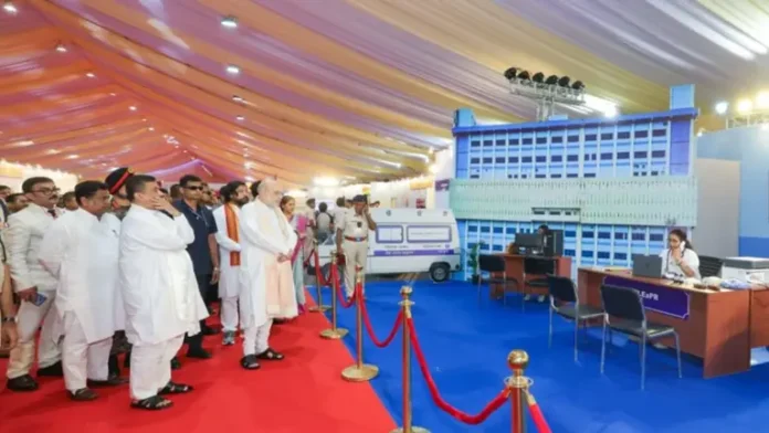 AA2aFjjZ Amit Shah, Suvendu Adhikari inaugurate Bidhannagar Police Commissionerate's new office