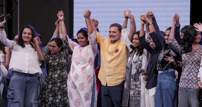 BJP cites 'Jhooth Ki Goonj' website to accuse Rahul of misleading youths