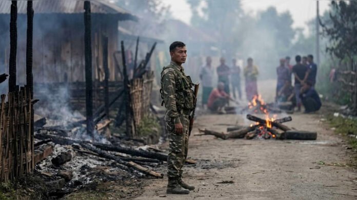 houses-set-ablaze-gunfight-manipur-senapati