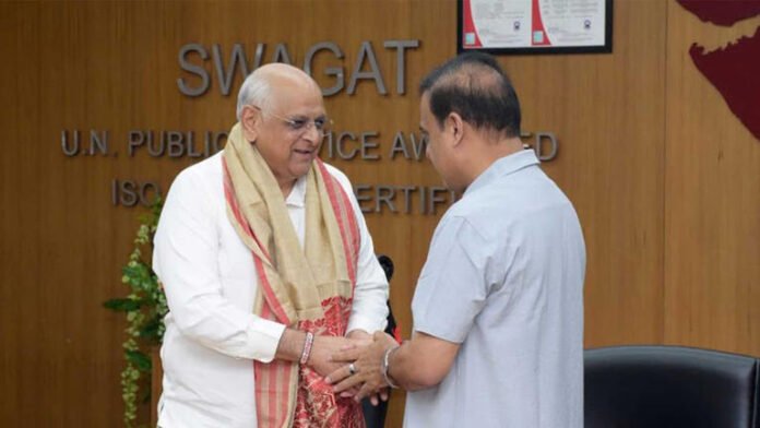 Gujarat CMs brief Assam's Himanta Sarma on SWAGAT online system