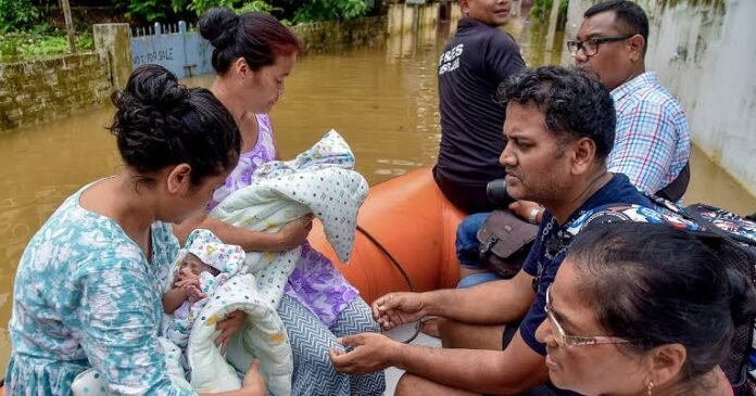 Flood-affected families in severely impacted Assam districts receive ₹2,500 direct transfers under the Uruno Doy rehabilitation scheme.