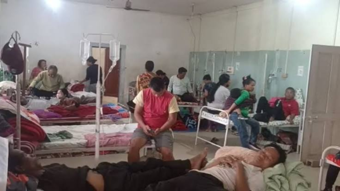 Churachandpur dengue cases have crossed 750, prompting a health review amid concerns over dengue, HFMD and typhoid in Manipur.