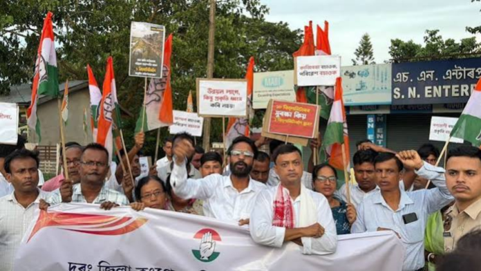 Kaziranga ESZ Reduction Sparks Major Congress Protest Across Assam