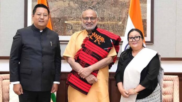 Nagaland Assembly Speaker overseeing preparations for the Vice President’s upcoming address to the House.