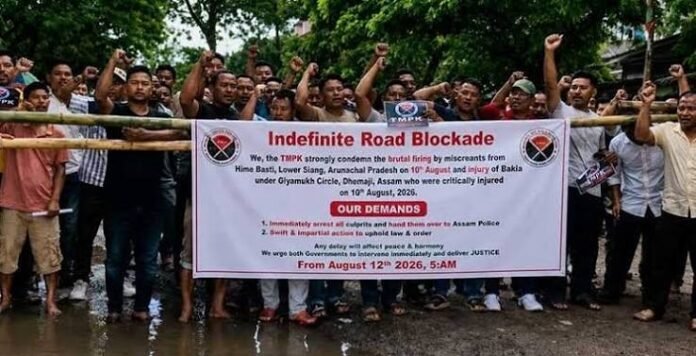 TMPK launches an economic blockade against Arunachal Pradesh following a reported firing incident linked to a border-territory dispute.