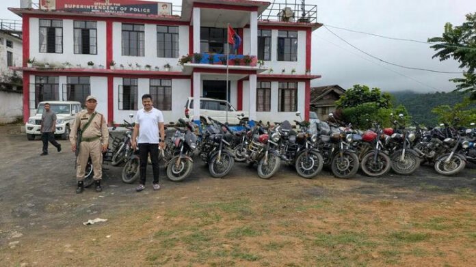 AA2blUSV Assam: 27 stolen motorcycles, scooters recovered in Nagaland's Mon district