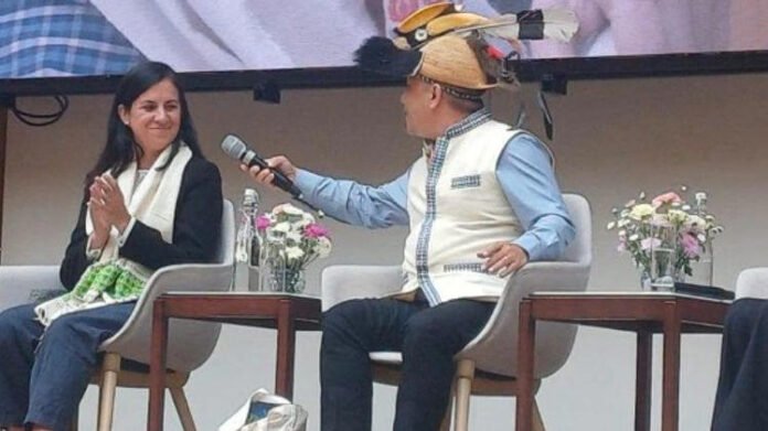 AA2bmwA5 Arunachal MLA presents Keyi Panyor development vision at Global Food Summit in Bhutan
