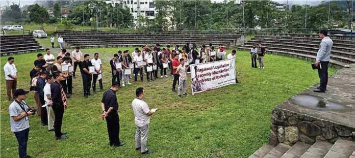 Naga Students' Federation Protests Against Vande Mataram in Nagaland